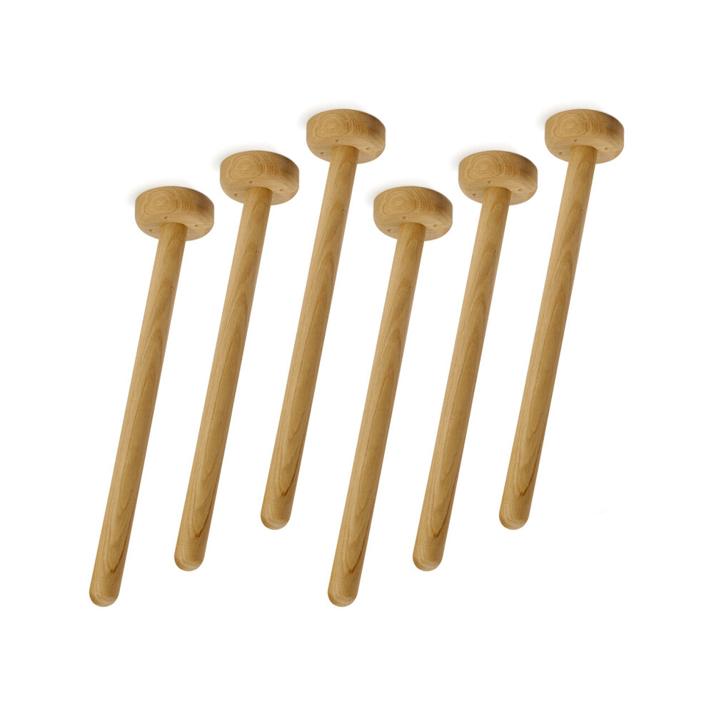 MT2 Tischbeine von Murken Hansen in Holz, Eiche, natur, matt geölt