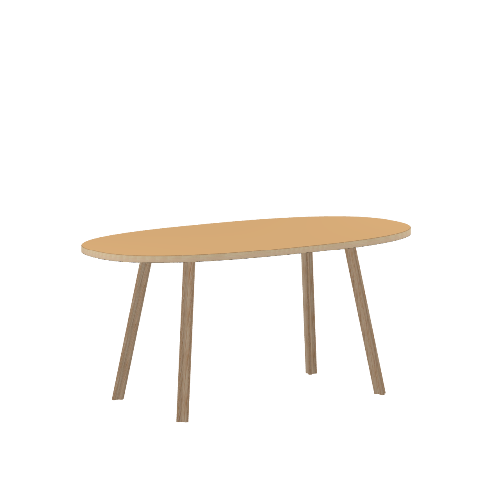 Beam linoleum table – 4001 Clay ᴺᴱᵂ / Laminboard (Strength 30mm) / Ash