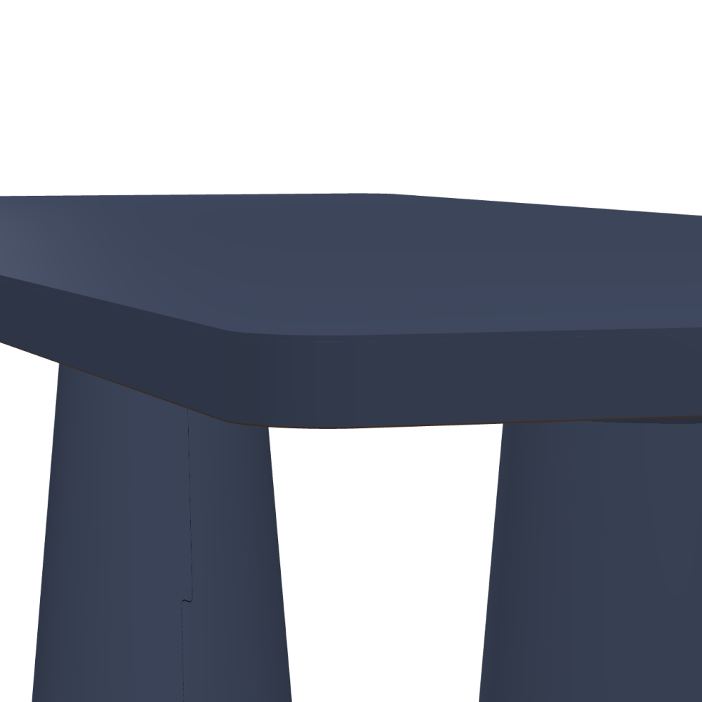 ALT linoleum table – 4179 Smokey Blue / Laminboard (Strength 30mm) / 4179 – Smokey Blue