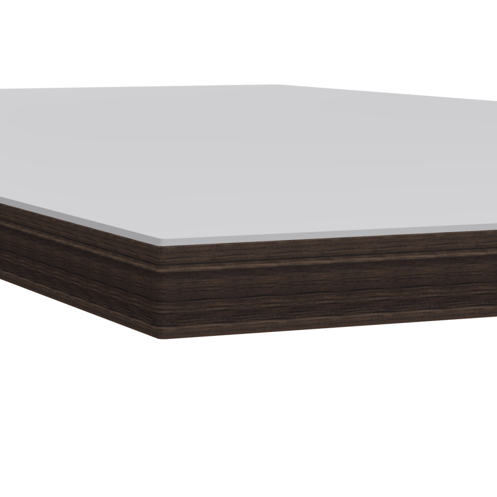 Linoleum tabletop – 4177 Vapour / Laminboard (Strength 30mm) / Fumed Oak