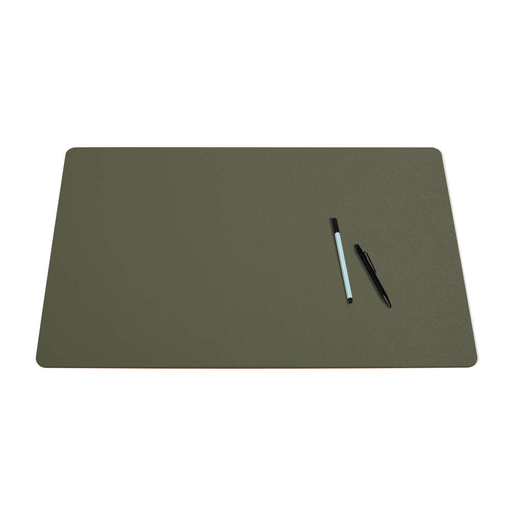 PAD Table Mat von Faust in 4184 Olive Linoleum, Größe L (65x45 cm)