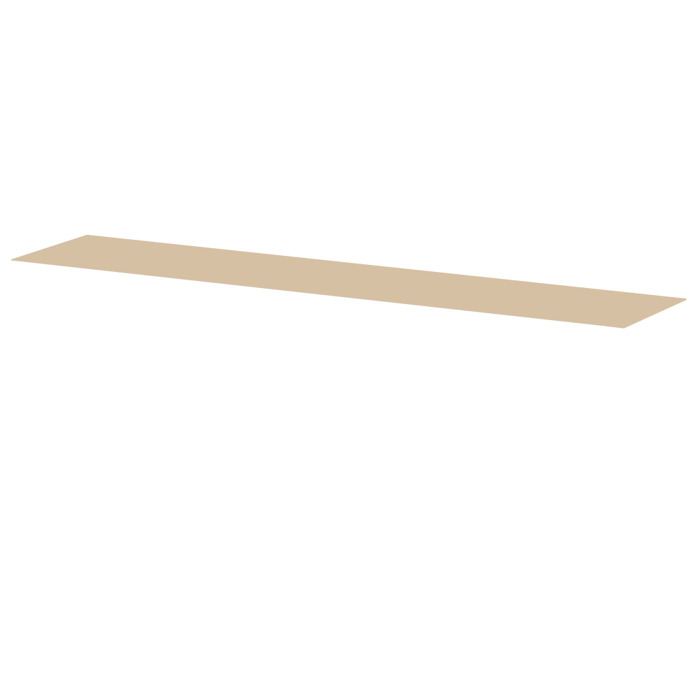 Beam Sitzbank von Daniel Lorch mit Linoleum in der Farbe  4007 Macadamia ᴺᴱᵁ